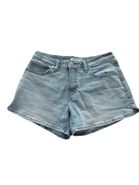 Women's Levi's A-Line Blue Denim Shorts Summer Beach Casual Size 31